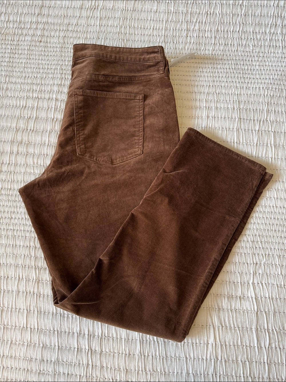 Kut from the Kloth Brown Corduroy Straight Leg Jeans